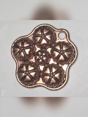 Vintage Bodo Hennig copper 1/12th scale jello mold 
Miniature Dollhouse, miniatu